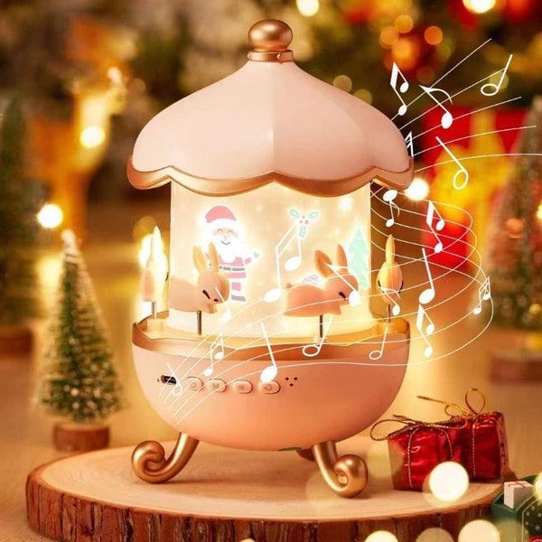 360° Rotating Rabbit Night Light Projector