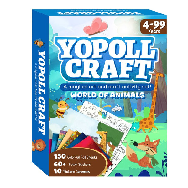 YoPoll Peel & Press Foil Art Kit for Kids
