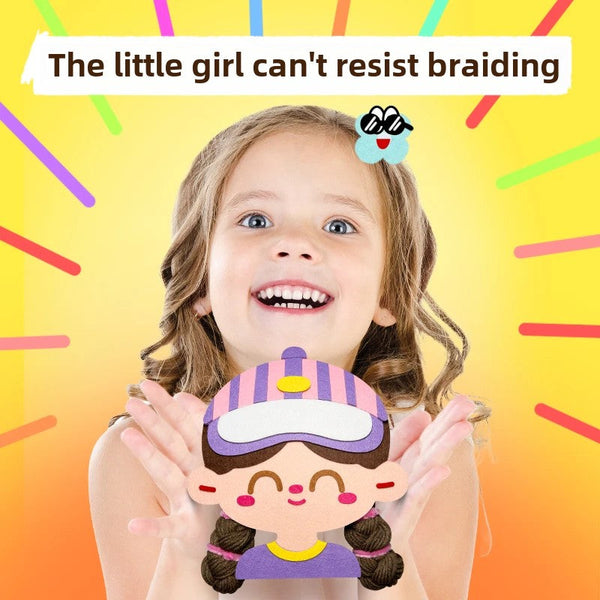 Creative Cartoon Hair Braiding Set for Kids